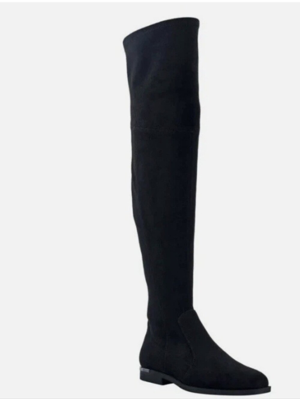 Marc Fisher Black Over-the-Knee Stretch Boots